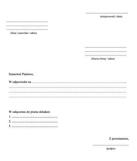 Przykładowy wzór pisma wypowiadającego umowę zlecenie
