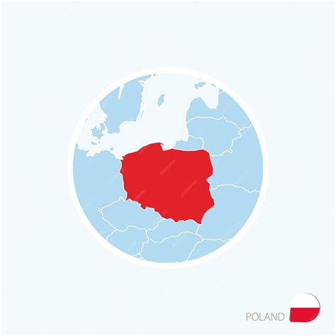 Mapa Europy z zaznaczoną Polską i Norwegią