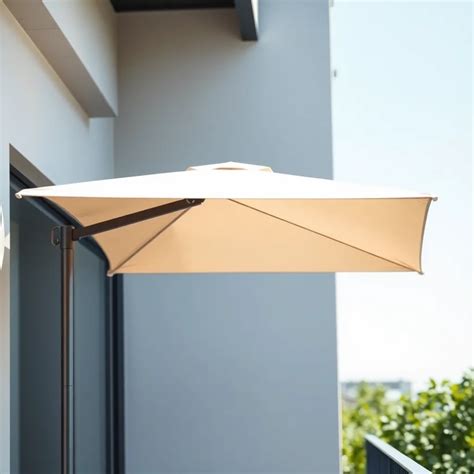 Parasol balkonowy w użyciu