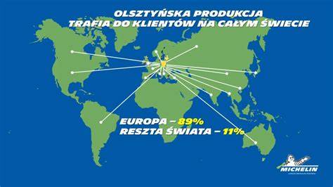 Globalna obecność Michelin