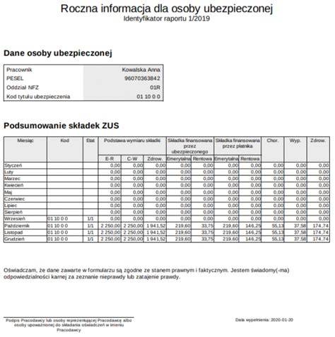 Przykładowy dokument Informacji dla osoby ubezpieczonej