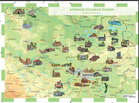 Mapa atrakcji turystycznych w Holandii