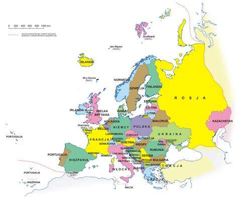 Mapa pokazująca Danię i jej położenie w Europie