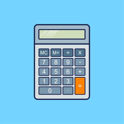 Ilustracja przedstawiająca kalkulator