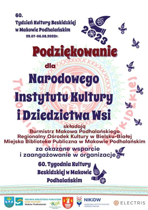 Schemat struktury Narodowego Instytutu Kultury i Dziedzictwa Wsi