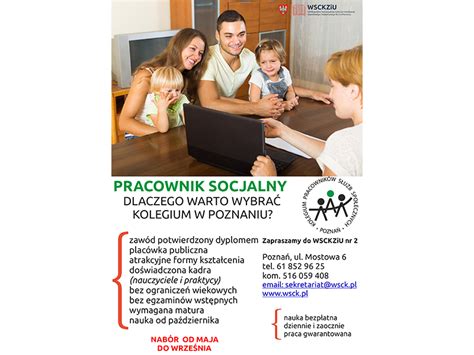 Ilustracja przedstawiająca rodzinę rozmawiającą z pracownikiem socjalnym o opłatach za DPS