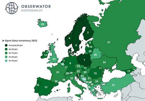 Mapa pokazująca organy nadzorcze ds. ochrony danych w Europie