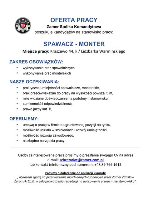 Przykładowe oferty pracy w rolnictwie na portalu internetowym