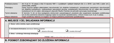 Formularz podatkowy IN-1