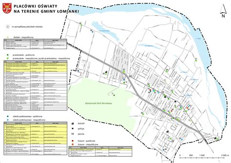 Mapa placówek oświatowych