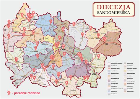 Mapa Diecezji Łomżyńskiej
