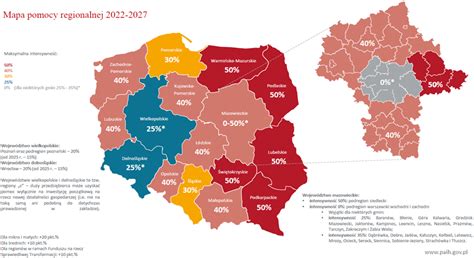 Mapa inwestycji zagranicznych w Polsce z zaznaczoną Łodzią