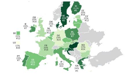 Porównanie stawek VAT na pellet w Europie