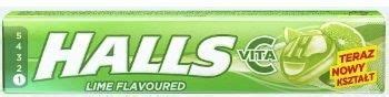 Tabela: Podstawowe informacje o produkcie Halls Cukierki z witaminą C o smaku limonki