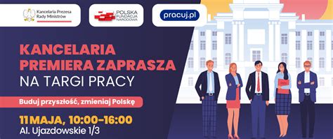 Grafika przedstawiająca studentów na targach pracy