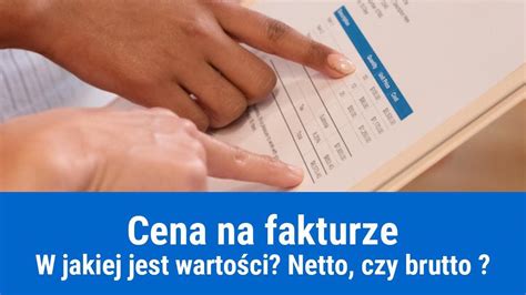 Porównanie cen netto i brutto na fakturze
