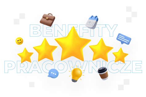 Ikony reprezentujące benefity pracownicze