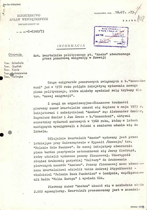 Okładka historycznego numeru pisma 