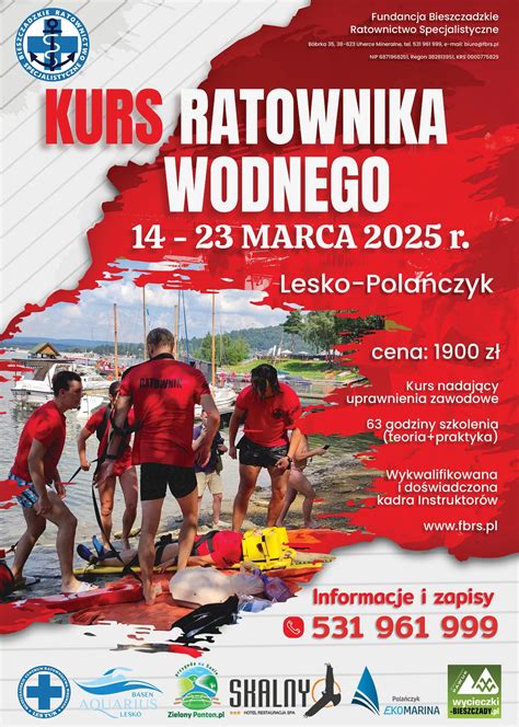 Schemat przedstawiający wymagane kwalifikacje dla ratownika wodnego