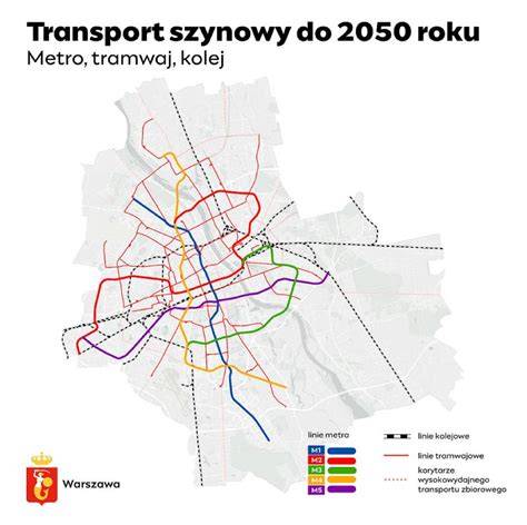 Mapa infrastruktury tramwajowej w Częstochowie