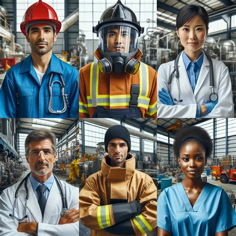 Przykładowe zabezpieczenia BHP w miejscu pracy