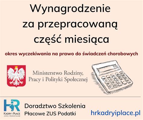 Obliczenie wynagrodzenia za część miesiąca z powodu choroby