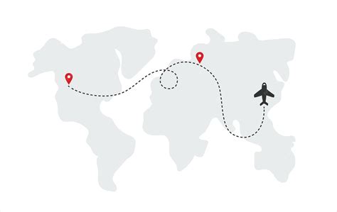 Mapa świata z zaznaczonymi popularnymi trasami lotniczymi i potencjalnym ryzykiem zakrzepicy