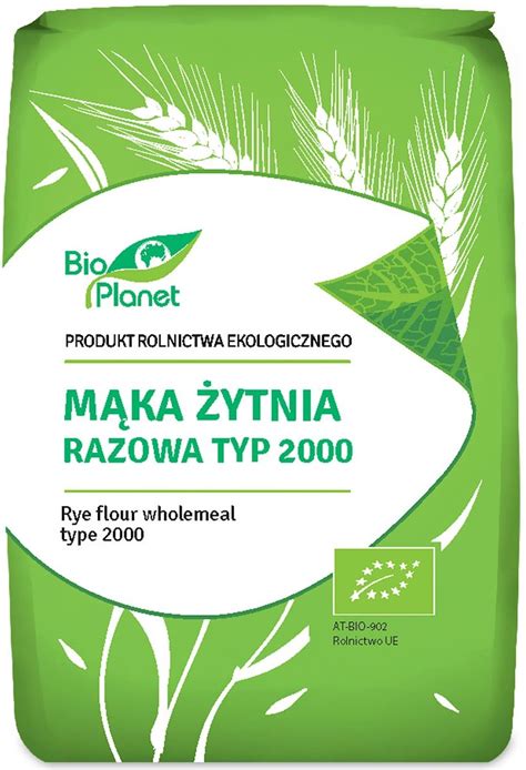 Ziarna żyta i mąka pełnoziarnista