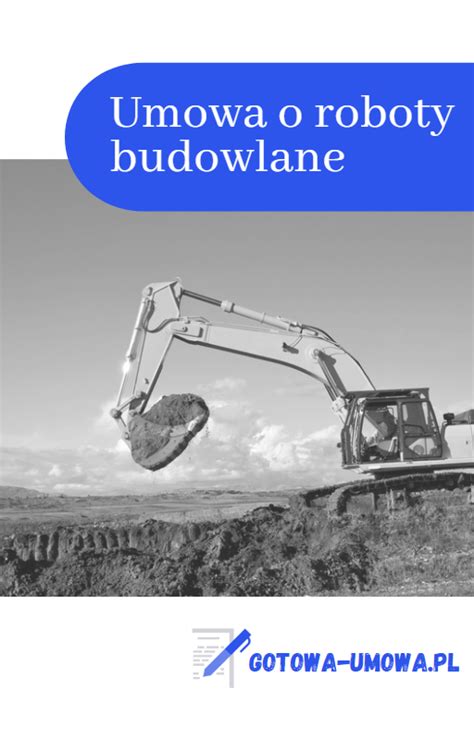 Schemat porównujący umowę o roboty budowlane i umowę o dzieło