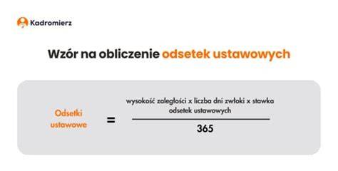 Schemat obliczania odsetek ustawowych za opóźnienie