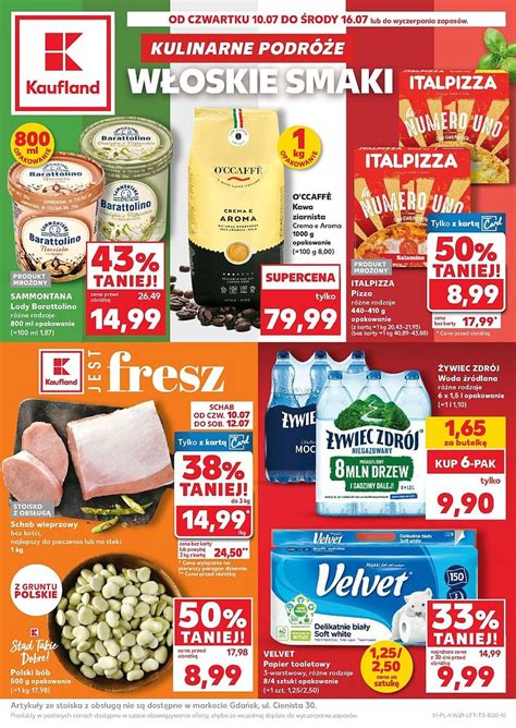 Zawartość gazetki Kaufland