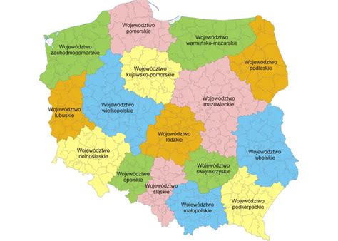 Mapa województwa śląskiego z zaznaczonymi miastami, w których pojawiają się oferty pracy związane z roznoszeniem ulotek