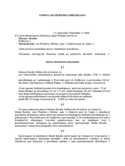 Schemat ustanowienia służebności przesyłu