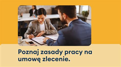 Grafika przedstawiająca umowę zlecenie