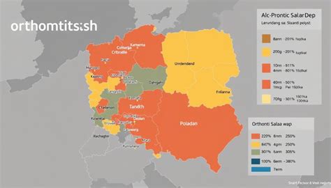 Mapa pokazująca zapotrzebowanie na analityków sprzedaży w różnych regionach Polski