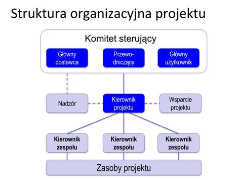 Schemat zarządzania projektem