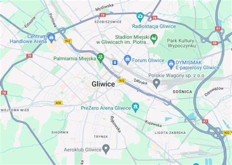 Lokalizacja biur w Gliwicach i okolicach