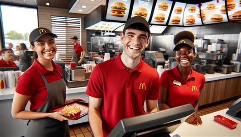 Pracownik myjący ręce w restauracji McDonald's