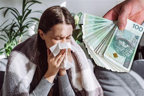 Infografika pokazująca, jak premie i nagrody wpływają na zasiłek chorobowy.