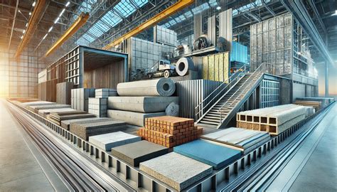 Materiały budowlane w magazynie