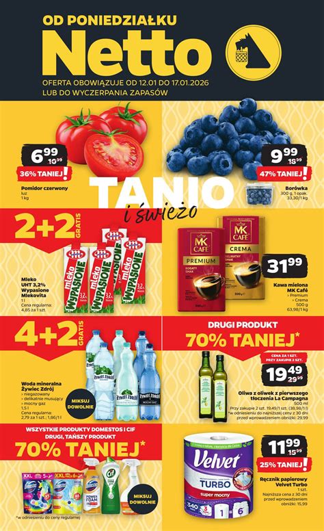 Przykładowa strona z gazetki promocyjnej Netto