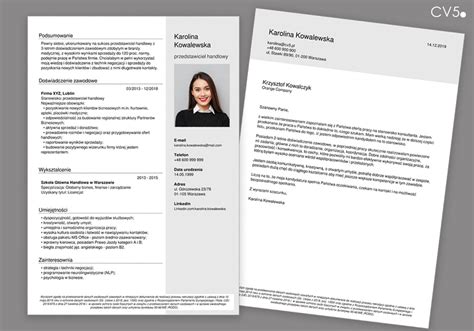 Porównanie CV i listu motywacyjnego