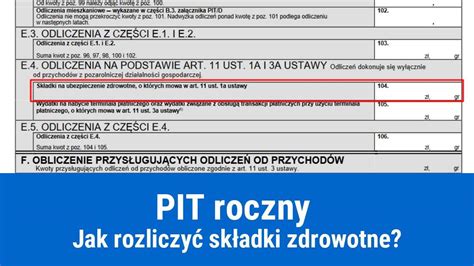 Rozliczenie roczne PIT
