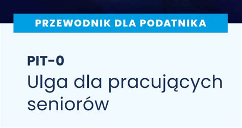 Grafika ilustrująca ulgę PIT-0 dla pracujących seniorów