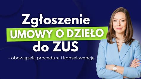 Schemat procesu zgłaszania umowy o dzieło do ZUS
