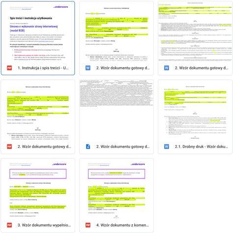 Checklista niezbędnych elementów umowy o wykonanie strony internetowej