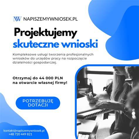 Grafika przedstawiająca proces ubiegania się o dotację z Urzędu Pracy