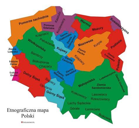 Mapa Polski z zaznaczonymi obszarami działania Lokalnych Grup Działania