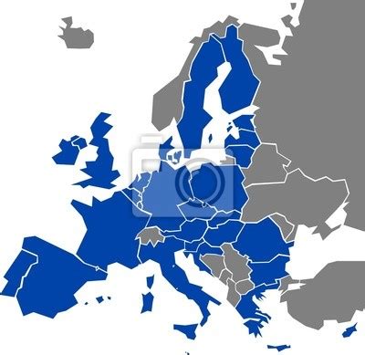 Mapa Unii Europejskiej z zaznaczonymi kierunkami transakcji wewnątrzwspólnotowych