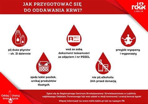 Infografika: Korzyści z oddawania krwi